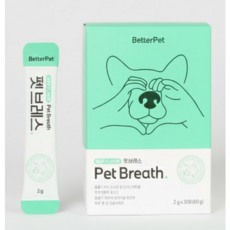 펫브레스 강아지 고양이 기관지 영양제 호흡기 면역 기침 콧물 켁켁거림 30포, 1박스, 호흡기/기관지, 30회분