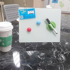 利多文具 桌上型玻璃白板 磁性鋼化玻璃 創意留言板