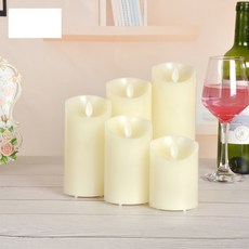 充電仿真石蠟電子蠟燭燈 搖擺火焰 無焰安全 直徑7.5cm 3入組 (10/12.5/15cm高)