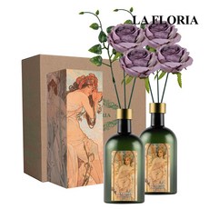 라플로리아 꽃 디퓨저, 2개, 500ml, S4.신혼부부꽃향/B13.장미(소)-L12/바이올렛