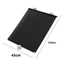 버스 햇빛 가리개 화물차 75 커튼 가림막 설치 터널 이중 40 창문 자동차 투명 빗길, 45X125cm