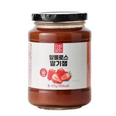 초록원 알룰로스 딸기잼, 470g, 1개