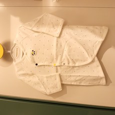 해피랜드/압소바 분당점 핫세일 /얇은 긴팔 배내가운@면100%한국원단/ 임신출산필수템/신생아선물추천/ HZ110202 벨도트60수배냇가운