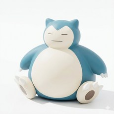 Pokémon 寶可夢卡比獸坐姿拍拍燈 三段調光USB充電矽膠夜燈, 藍色