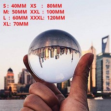 Hbl 글로브 K9 클리어 샹들리에 렌즈 볼 크리스탈 유리 스탠드 구 사진 장식 홈 데코레, 60mm, China Mainland, 05. 분명한