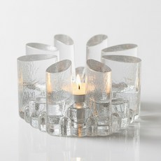 [반값할인] 차를 따뜻하게 데워주는 플라워 글라스 티워머 CK-306A, 1개