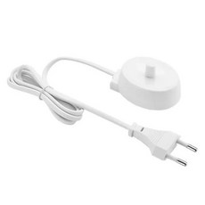 전동 칫솔 스탠드 충전기용 시리즈 교체 EU 플러그 3709 D12 D16 D20/89 00D36 P2000, EU plug, 1개입