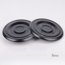 메탈숭 도어용 우유투입구 커버 원형 블랙 배달물, 1개