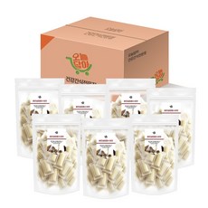 오늘담아 붉은쌀땅콩수제엿 전통 봉투 견과류 속이꽉찬 달라붙지 않는 합격 생강, 7개, 250g