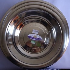 大促特惠 加厚不銹鋼盆不銹鋼臉盆圓形面盆加厚#304腳桶 洗菜盆不銹鋼腳桶不銹鋼臉盆面盆珍珠奶茶盆調理盆476, 1個, 28CM