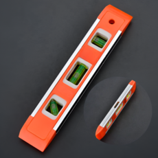 주주유통 수평계 일반형230(길이)x40(폭) 색상랜덤발송 자석부착/미니 수평기 휴대용