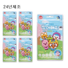 해호 뽀로로 썸머패치 30매입 5개 24년제조, 혼합색상, 6개