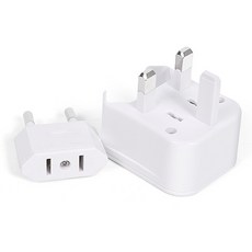 萬用插座 轉接頭 多國通用 旅行必備 (黑/白 顏色隨機), 1個