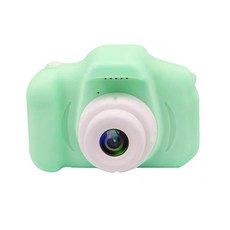 兒童數位相機 1080P高清版 迷你玩具相機 拍照錄影玩具 兒童禮物, 綠色, 1個