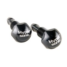 Hypersonic R式汽車雨刷噴水頭(2入/黑) 有效清潔擋風玻璃 提升駕駛安全 簡約時尚