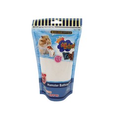 햄스터 목욕 모래 500g 무향 화장실 하우스 관리 용품 소용량 용, 1개
