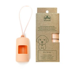 르미나인 강아지 반려동물 산책용품 똥츄 캡슐케이스+배변봉투 4P 세트, 핑크, 1세트, 4개입