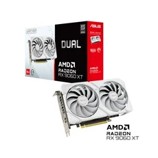 ASUS Radeon RX 9060 XT 16GB 雙風扇顯示卡, ASUS 華碩】Dual Radeon™ RX 9060 XT 16GB GDDR6 White Edition 顯示卡