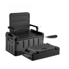 트렁크 저장 상자 겸 업그레이드된 낚시 차량 멀티 시트 분류, H. 그린 72L 높이 바퀴 텔레스코픽