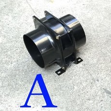 NMB-MAT 鼓風機 110V 浴室排風管道間中繼抽風機, A款4”出入口可套10公分風管,單購風機. 加電源線