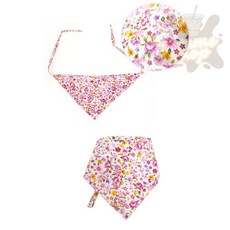 참깨샵 퍼피하우스 삼각스카프 핑크 애견목도리스카프