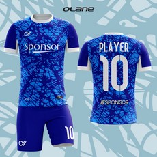 [OLANE] 오레인 축구 전사유니폼(OL-CSJS008) 블루 [단체주문]