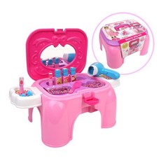 4세 여아 생일선물 핑크 화장대 장난감 창의성 집콕놀이 언어발달 상상력, 1개
