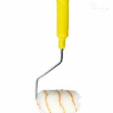 로빈상점 페인트 롤러 유성수성 겸용 100MM 롤러페인트 페인트브러쉬 페인트로라, 1개