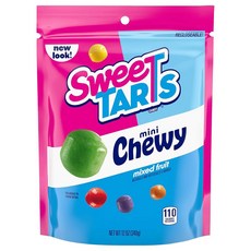 SweeTARTS 미니 츄이 캔디 믹스 과일 12온스, 12 Ounce (Pack of 1)