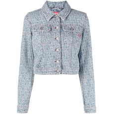 디젤 모노그램 패턴 데님 재킷