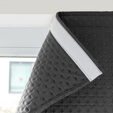 The Zari 防風防寒羽絨填充窗簾, 溫暖的炭灰色