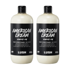 러쉬 아메리칸 크림 헤어 컨디셔너 린스 950g 펌프 포함, 2개