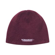 [노매뉴얼] NM HAIRY BEANIE - BURGUNDY