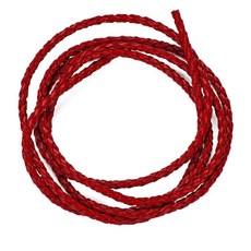 인조가죽 메쉬끈 3mm 4mm 11종 모음, 02. 3MM 레드 1M