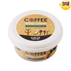 일본 직구 칼디 커피 휘핑 크림 스프레드 사은품 추가증정, 1개, 110g