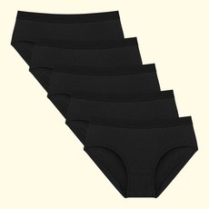 아이엠속옷 여아 팬티 5P 밴딩 순면 주니어 청소년 학생 속옷