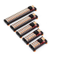 4CH 6CH 8CH 12CH 16CH DC 퓨즈 분배 모듈 72V 접합 보드 출력 전류 3A 회로 분기에 사용, BLACK