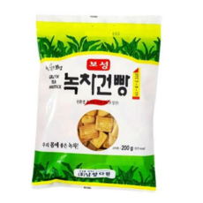 막대사탕 쿨샵 보성 녹차건빵 천연 녹차 첨가 과자 200g, 녹차건빵200g
