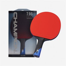 참피온 쉐이크 탁구 라켓 V7.0S / 중급자 탁구채 스피드 파워 공격형