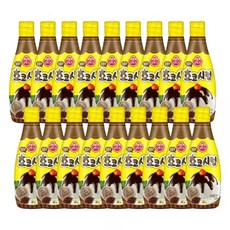 달콤한 쵸코 시럽 220g 18개초코소스 빙수만들기 홈카페 팥빙수 초코맛, 18개