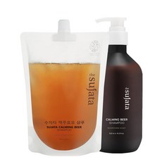 수자타 헤나 염색 후 사용하면 좋은 맥주효모 탈모 샴푸, 1개, 500ml