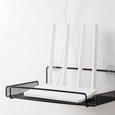 무타공 벽선반 벽걸이선반 수납선반, 블랙