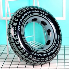 INTEX 輪胎泳圈 91cm YF16569, 1個