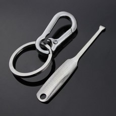 열쇠고리 트래커 분실방지 사운드 알림 추적기 위치추적, 기본 구성품, 스몰이어스푼버클2개