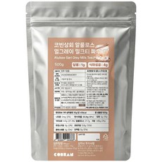 코빈 제로슈가 저당 얼그레이 밀크티, 1개, 1개입, 500g