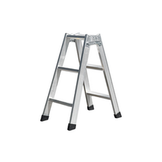 국산 라이콤 알루미늄 가정용 경량 접이식 AH 사다리 3단, 1개