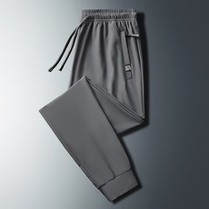 台灣現貨 L-8XL 男生冰絲褲 排汗工作褲 彈力速乾運動長褲 涼感透氣休閒長褲