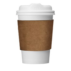 오케이워터 슈퍼 무지홀더 종이홀더 종이컵홀더 카페홀더 핫컵 아이스컵 테이크아웃 슬리브 커피홀더, 16온스, 1개, 1개입