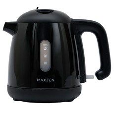 맥스젠 컴팩트 원터치 전기포트 MKT08SR02 0.8L, 블랙