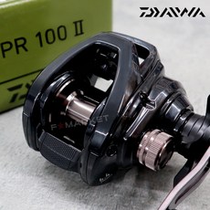 한국다이와 26 PR 100 2 민물 배스 바다 쭈꾸미낚시 입문 베이트릴, 혼합색상, 6.4:1 우핸들